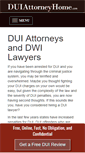 Mobile Screenshot of duiattorneyhome.com